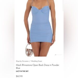 Lucy in the Sky open back dress. Never been worn! Perfect for homecoming!